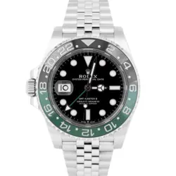 NEW 2024 PAPERS ROLEX GMT-MASTER II SPRITE GREEN BLACK JUBILEE 126720 VTNR BOX
