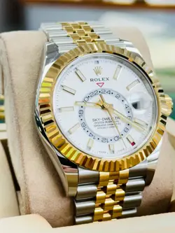 Rolex Sky-Dweller 326933 18K Yellow Gold /SS Jubilee Watch BOX/PAPERS UNWORN