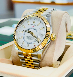 Rolex Sky-Dweller 326933 18K Yellow Gold /SS Jubilee Watch BOX/PAPERS UNWORN