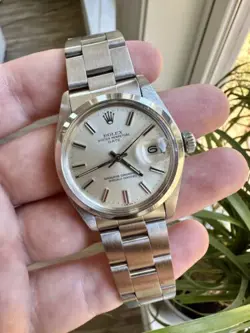 34 SILVER DIAL