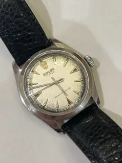 VINTAGE ROLEX OYSTER REF 6082 STAINLESS STEEL MANUAL WIND 34MM