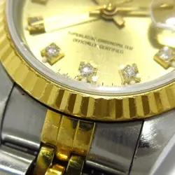 Auth ROLEX Datejust 69173G L498645 Gold Women's Wrist Watch