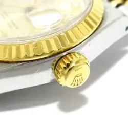 Auth ROLEX Datejust 69173G L498645 Gold Women's Wrist Watch