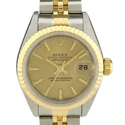 ROLEX DATEJUST 69173 YG AUTOMATIC LADIES #BS209