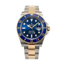 2023 ROLEX SUBMARINER DATE 41MM 126613LB BLUE YELLOW GOLD STAINLESS STEEL WATCH