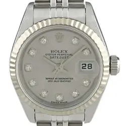 ROLEX DATEJUST 79174G WG DIAMOND AUTOMATIC LADIES #BS159
