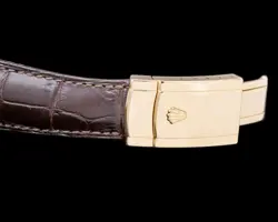 Rolex 326138 Sky Dweller Silver Dial 18k Yellow Gold / Alligator
