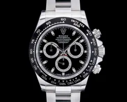 ROLEX 116500LN DAYTONA 116500 CERAMIC BEZEL SS / BLACK DIAL