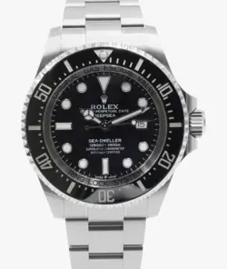 ROLEX DEEPSEA 126660 STAINLESS STEEL BLACK, OYSTER BRACELET
