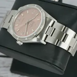 Rolex AirKing 14010 Salmon Dial 34mm