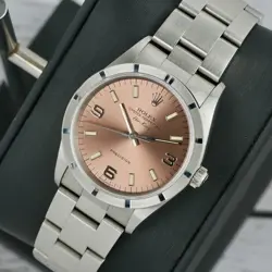 Rolex AirKing 14010 Salmon Dial 34mm