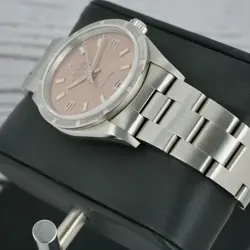 Rolex AirKing 14010 Salmon Dial 34mm