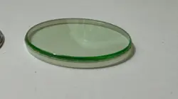 Rolex SAPPHIRE GLASS CRYSTAL and BEZEL MILGAUSS 116400GV GREEN B25-318 Authentic