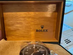 ROLEX 16613-SUBMARINER-JUST BACK FROM FULL SERVICE!-BOX & PAPERS! FREE FEDEX!