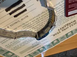 ROLEX 16613-SUBMARINER-JUST BACK FROM FULL SERVICE!-BOX & PAPERS! FREE FEDEX!