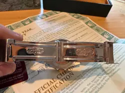 ROLEX 16613-SUBMARINER-JUST BACK FROM FULL SERVICE!-BOX & PAPERS! FREE FEDEX!