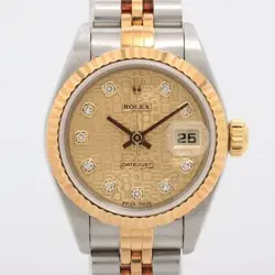 ROLEX DATEJUST 79173G SS×YG AT CHAMPAGNE-HOLICON-FACE 2 EXTRA LINKS