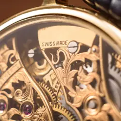 Skeleton Rolex Watch Men Vintage Brass 41mm case Luxury Antique Movement 1920s