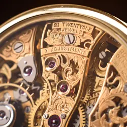 Skeleton Rolex Watch Men Vintage Brass 41mm case Luxury Antique Movement 1920s