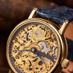Skeleton Rolex Watch Men Vintage Brass 41mm case Luxury Antique Movement 1920s