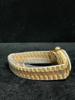 1991 Rolex Ladies President 69278 Datejust Champagne Dial 18kt Bark 26mm