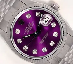 SS 36MM WATCH-PURPLE