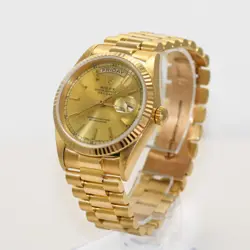 18K Yellow Gold Men Rolex President,1985, Model 18038