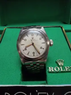 Men's Rolex Oyster Speed King Watch.  1979 Model Number 6056. Dial Refinished.