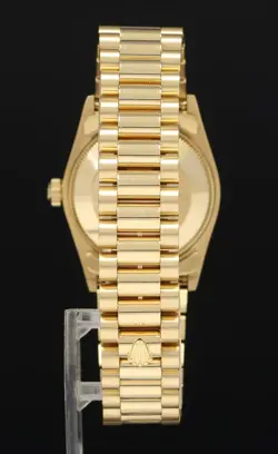 MINT Rolex 68278 Yellow Gold 31mm Midsize Champagne Diamond Lady President Watch