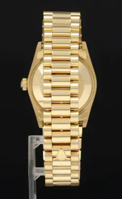 MINT Rolex 68278 Yellow Gold 31mm Midsize Champagne Diamond Lady President Watch