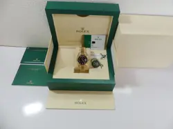 2019 ROLEX DAY DATE PRESIDENT 40MM 18K YELLOW GOLD BLACK BAGUETTE DIAL 228238