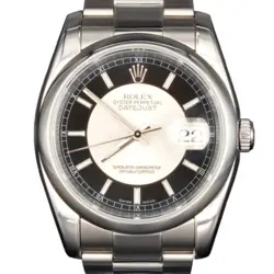 WATCH BLACK SILVER
