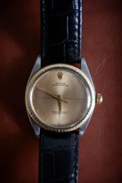 ROLEX OYSTER PERPETUAL  34 MM ZEPHYR TWO TONE AUTOMATIC WATCH