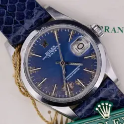 ROLEX OYSTER PERPETUAL DATE 1500 BLUE DIAL 1500