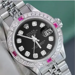 BLACK DIAL DIAMOND-RUBY