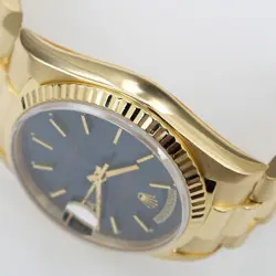 rolex 18238 Blue dial 750YG watch men TO170298