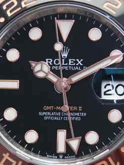 ROLEX GMT Master 2 Black x Brown Bezel 126711CHNR watch men TO170174