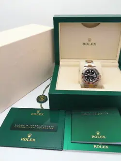 ROLEX GMT Master 2 Black x Brown Bezel 126711CHNR watch men TO170174