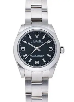 ROLEX OYSTER PERPETUAL 177200 BLACK #K463