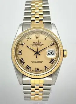 ROLEX DATEJUST 16233 IVORY #K420