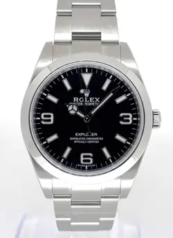 Rolex Explorer I 214270 Black #K347