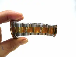 35mm Rolex Yacht-Master 18K Gold & SS 168623 Bracelet Wristwatch MOP Dial