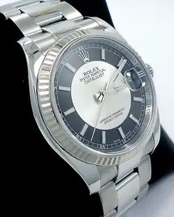 RARE BLACK/SILVER DIAL