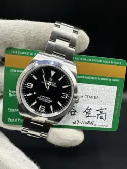 2019 Rolex Explorer Steel 39mm Lume Dial MK2 Automatic Men’s Watch 214270