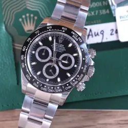 Rolex Cosmograph Daytona Men's Black Watch - 116500LN 2022 Complete.