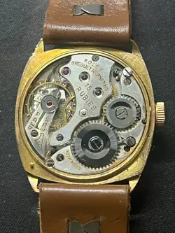 Rolex Square 9ct Gold Vintage Wrist Watch 1930-40s