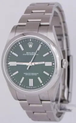 GREEN STAINLESS WATCH
