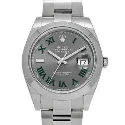 USED ROLEX DATEJUST 41 126300 GRAY CASE: 41×41MM MEN'S WATCH #1013730