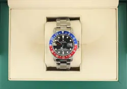 1968 ROLEX GMT-MASTER PEPSI 1675 BLACK DIAL SS OYSTER NO PAPERS 40MM