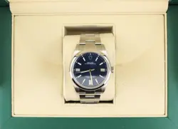 2023 ROLEX OYSTER PERPETUAL 124300 BLUE DIAL SS OYSTER NO PAPERS 41MM